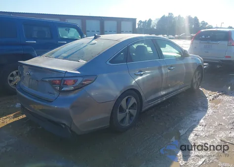 2016 Hyundai Sonata Hybrid Limited из США, поврежденный, VIN KMHE34L11GA012456